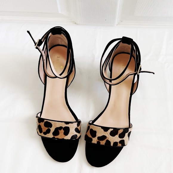 Kate Spade suede block heel sandals - Picture 2 of 6